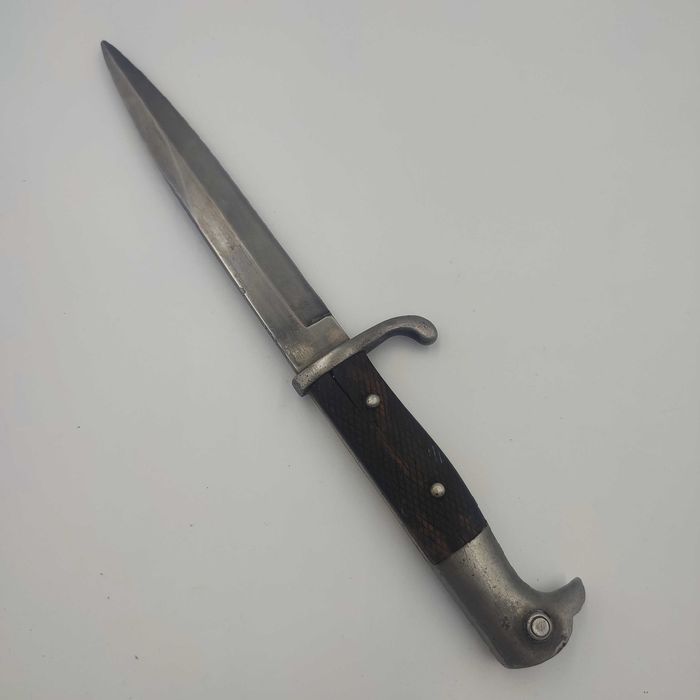 Nóż okopowy z okresu I W.Ś. sygnowany C.E. (Carl Eickhorn, Solingen)