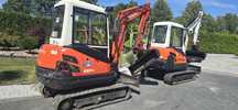Minikoparka kubota Waga 2.6 Mocna koparka