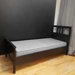 łóżko Ikea hemnes czarne
