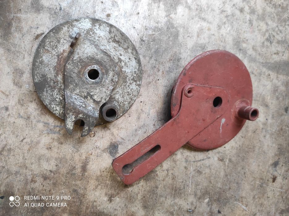 Tarcza kotwiczna bęben szczękotrzymacz przód tył wfm 125 WSK 14.136