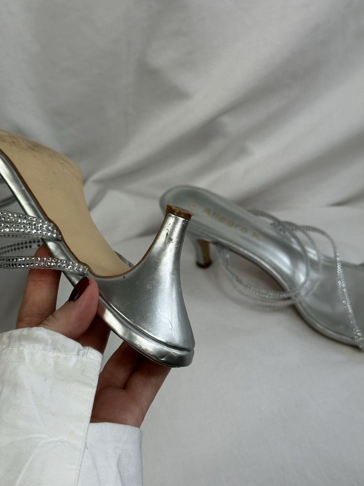 Mule sandałki kaczuszki vintage retro y2k 90s coquette goth klapki