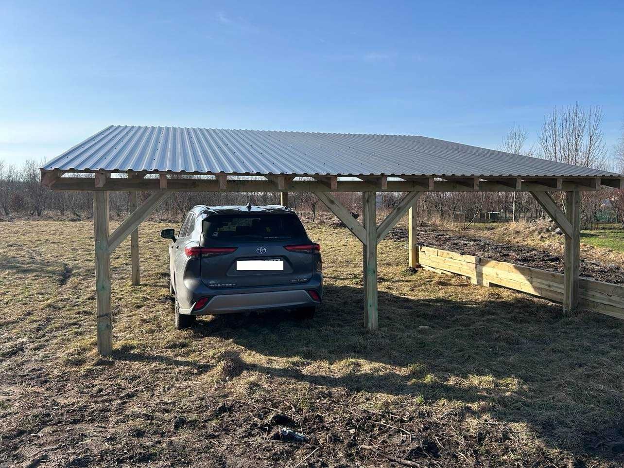Wiata fotowoltaiczna z instalacją o mocy 7,74 kWp