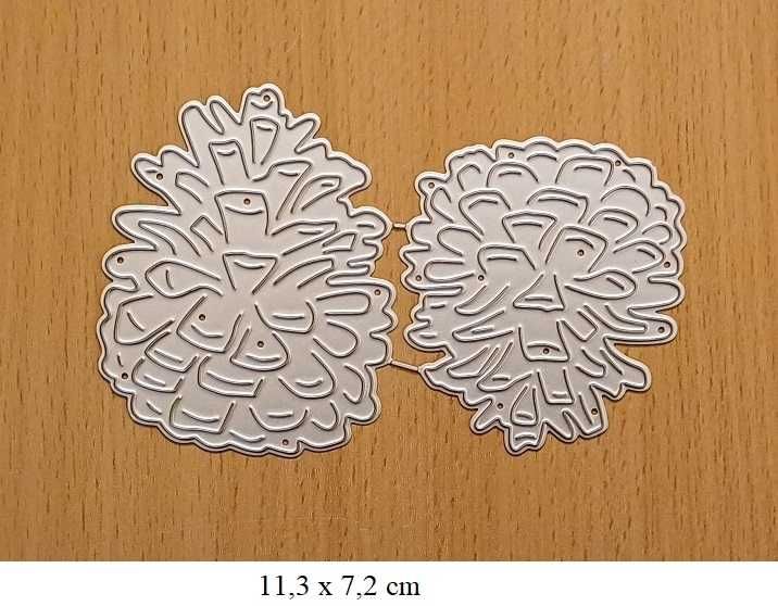 Scrapbooking - wykrojnik szyszki