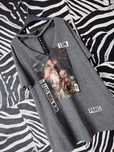 Koszulka damska z nadrukiem choker oversize S M