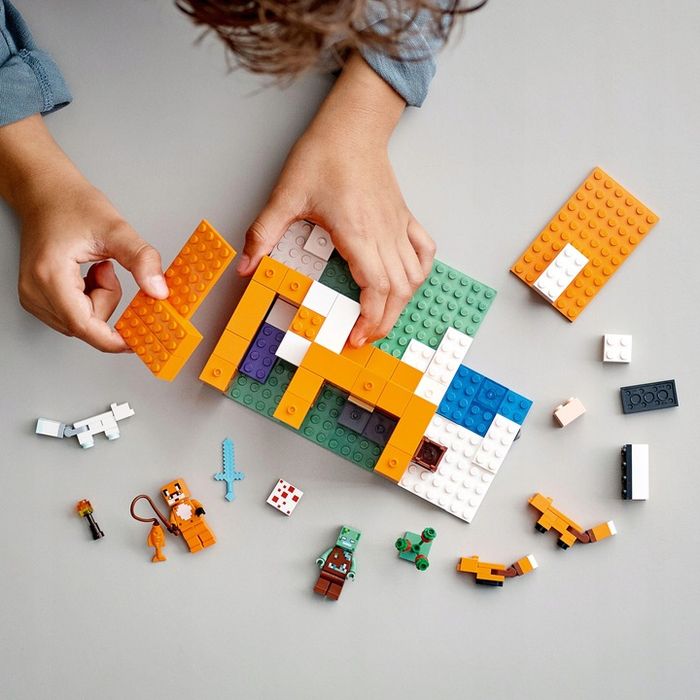 Lego Minecraft Siedlisko Lisów 21178 .