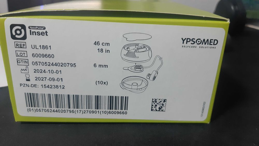 wkłucia inset do pompy ypsomet