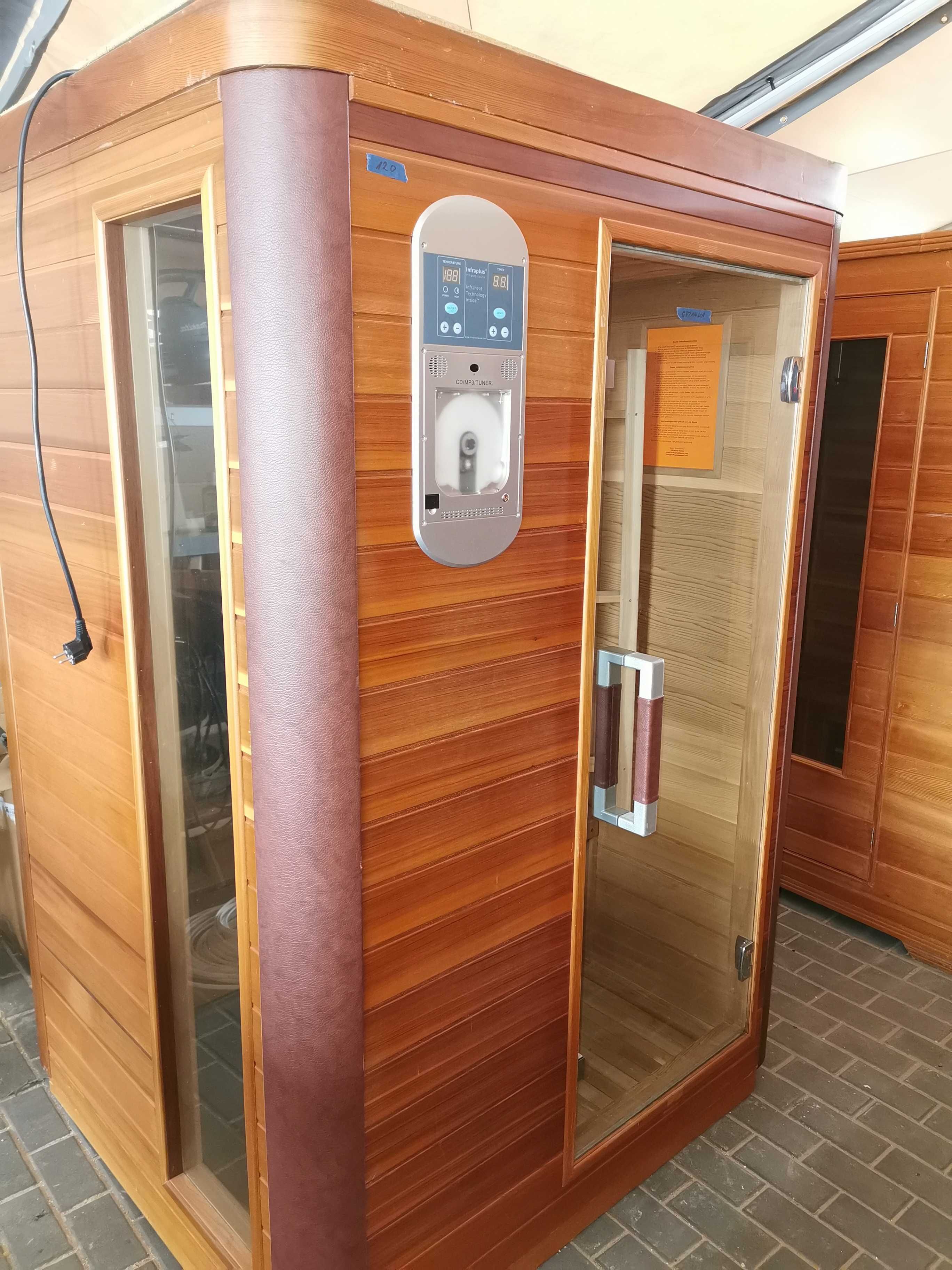 Sauna na podczerwień infared sucha mokra 120x100