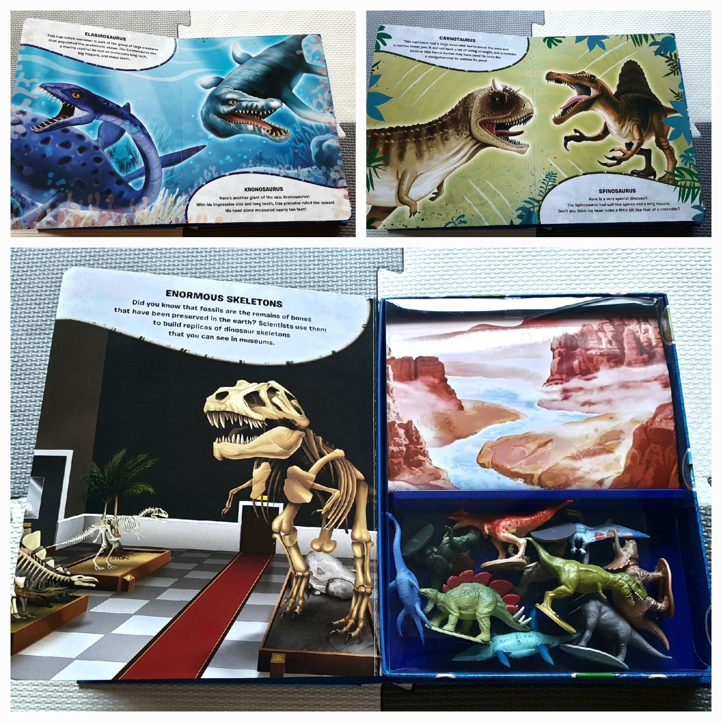 World of Dinosaurs My Busy Books książeczka z figurkami po angielsku