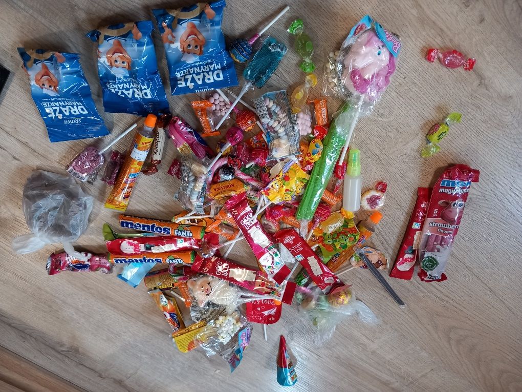 5kg słodyczy: Żelki haribo 2kg czekolady lizaki słodycze mix cukierki