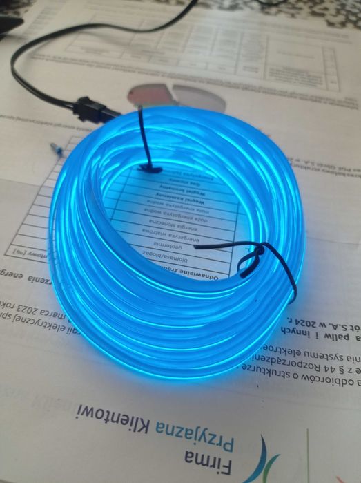 Świecące LED wężyki do oświetlenia wnętrza samochodu mebli witryny 5m