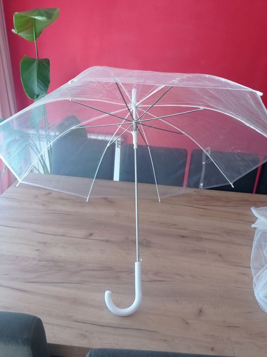 Parasolka przezroczysta