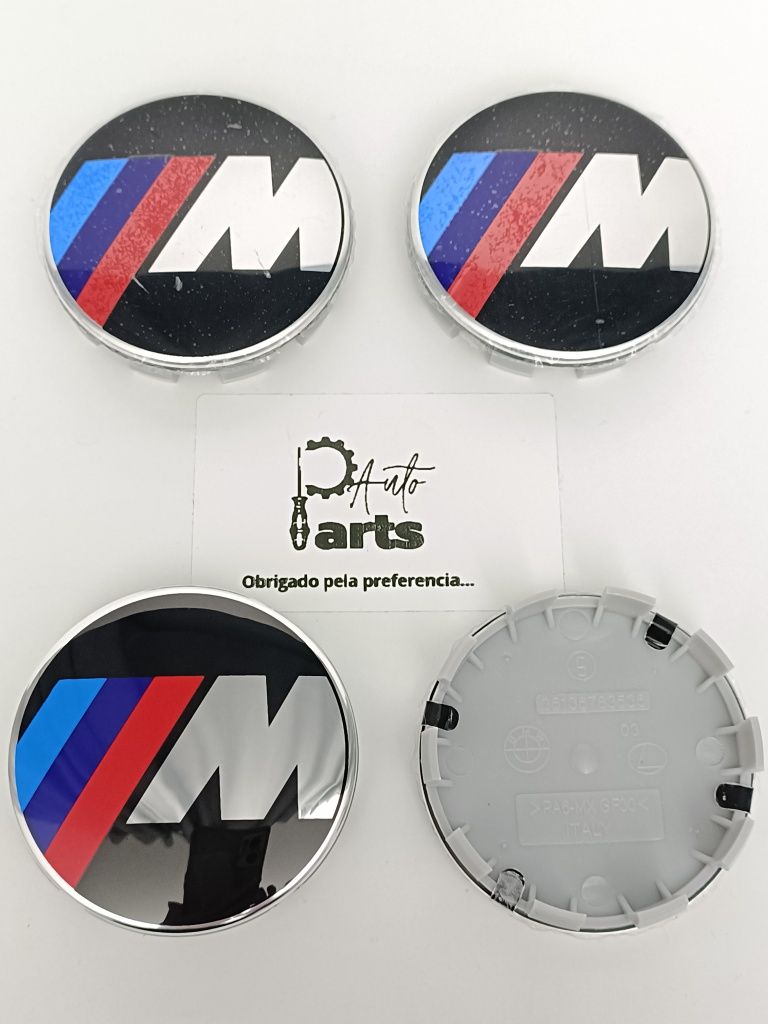 Conjunto de Centros de jante BMW 68mm