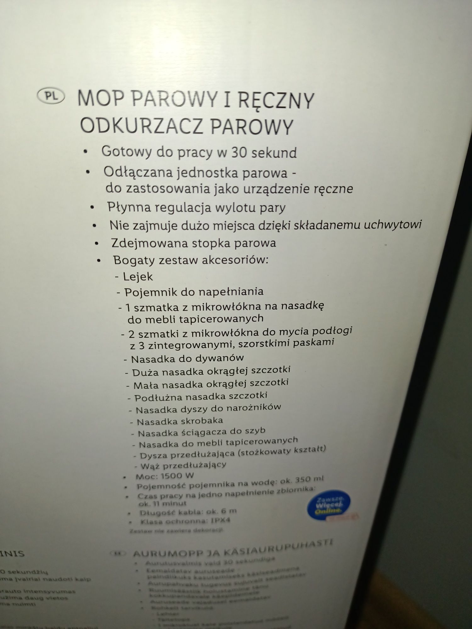 Sprzedam mop parowy