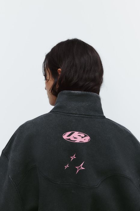 Кофта, світшот, худі на молнії Зара Zara М