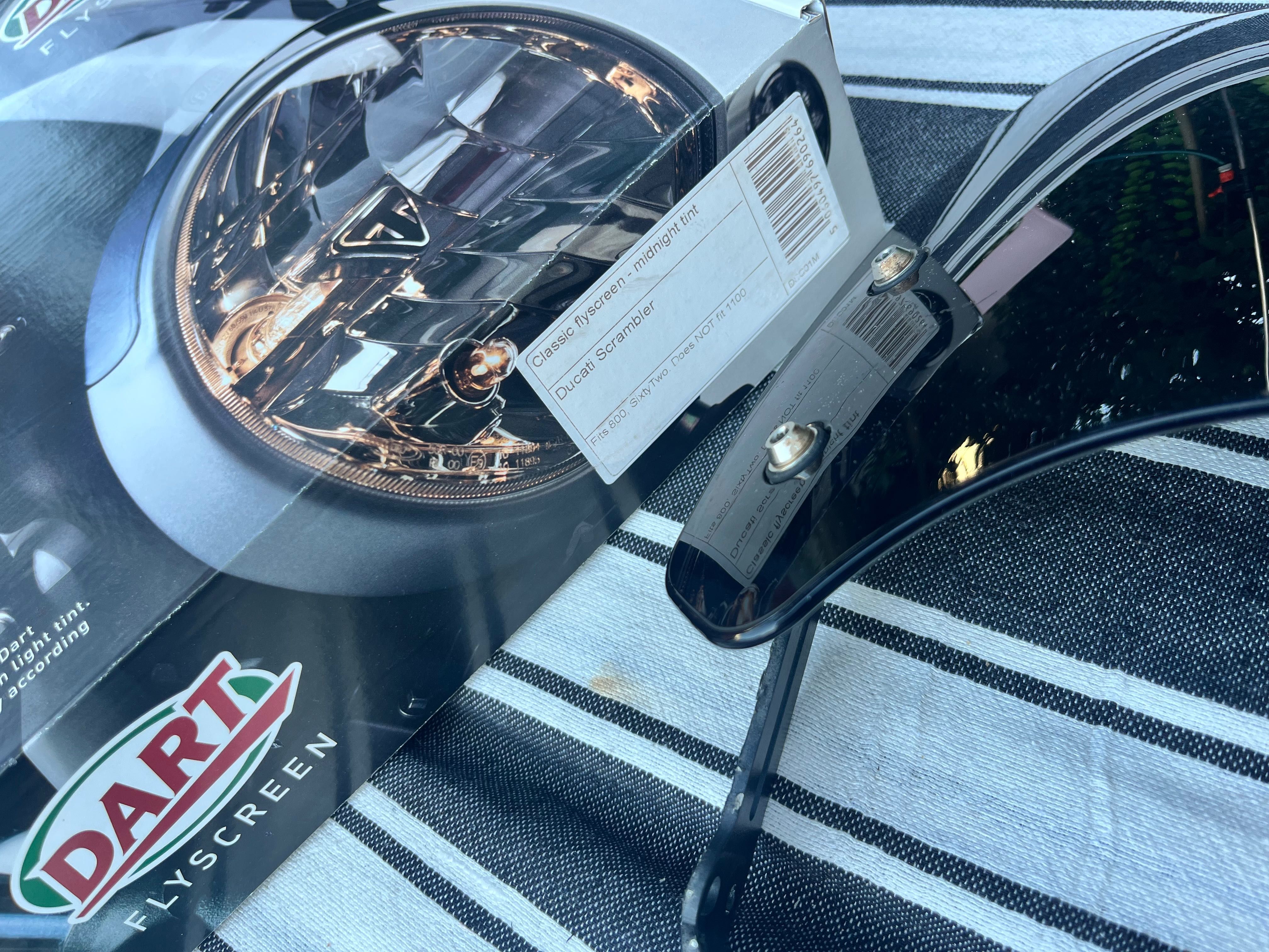 Ducati Scrambler - Windshield Dart Flyscreen - pára-brisas / viseira