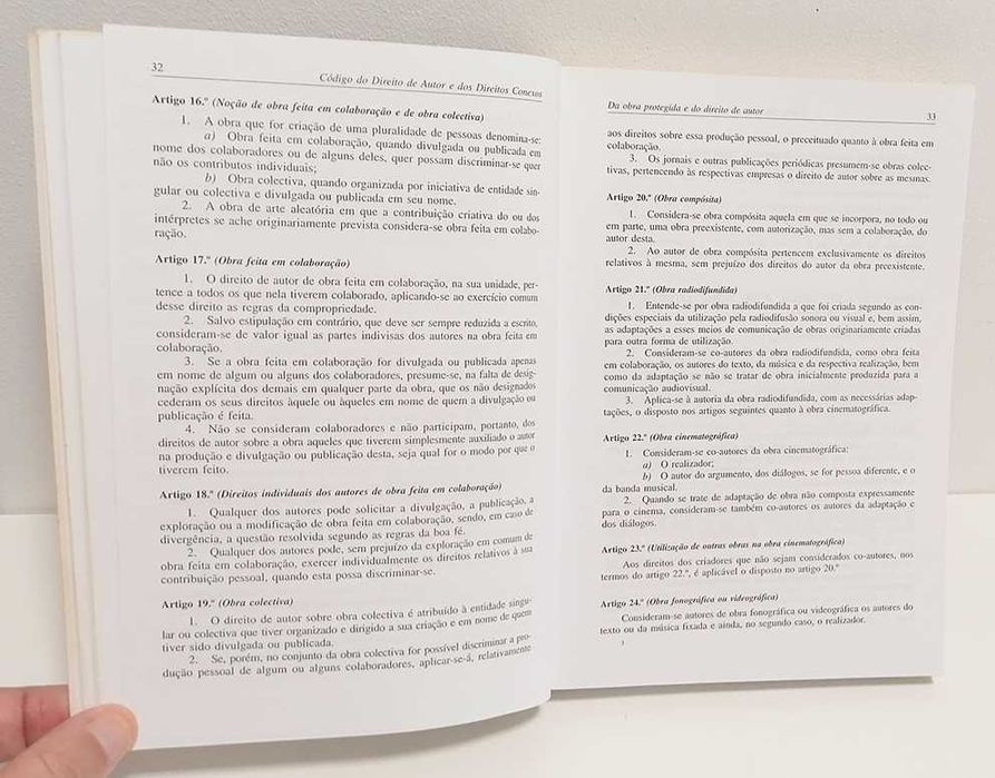 Código do Direito de Autor e dos Direitos Conexos