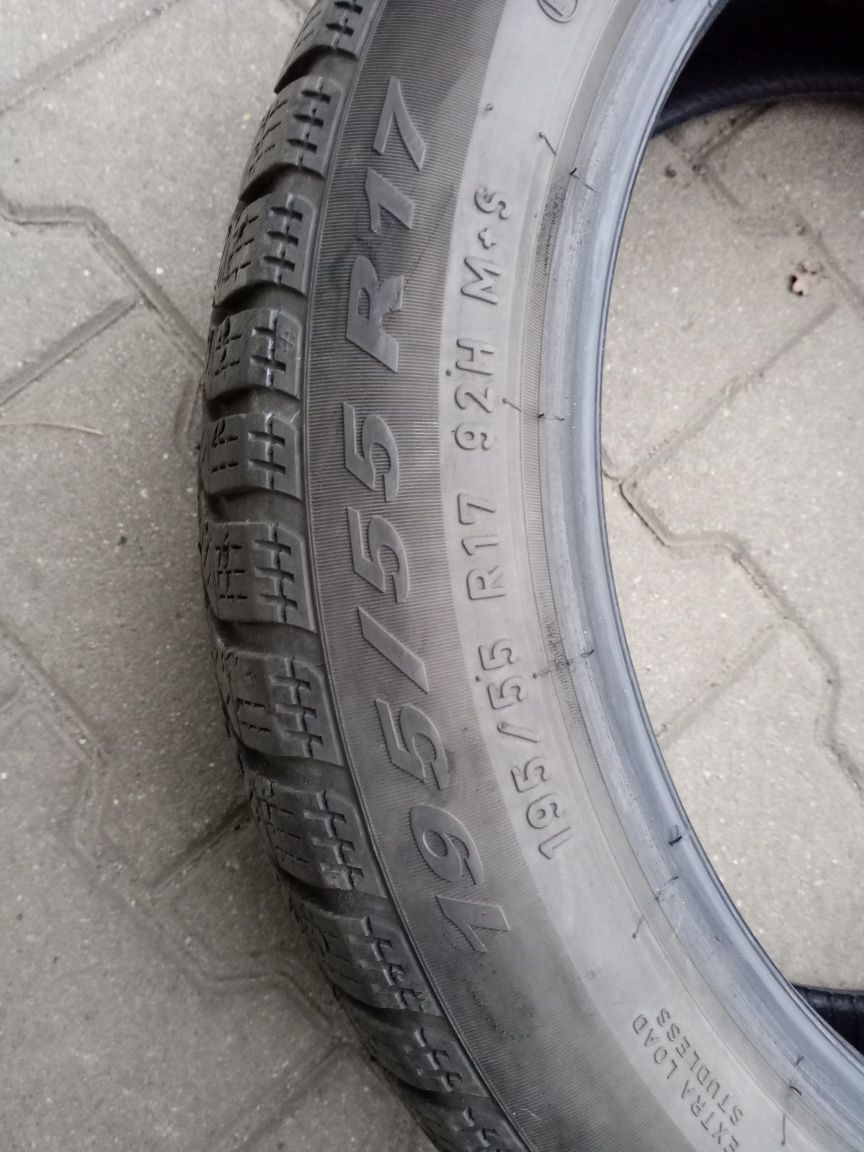195/55r17 6mm Pirelli Snow Control 3 * BMW opona zimowa