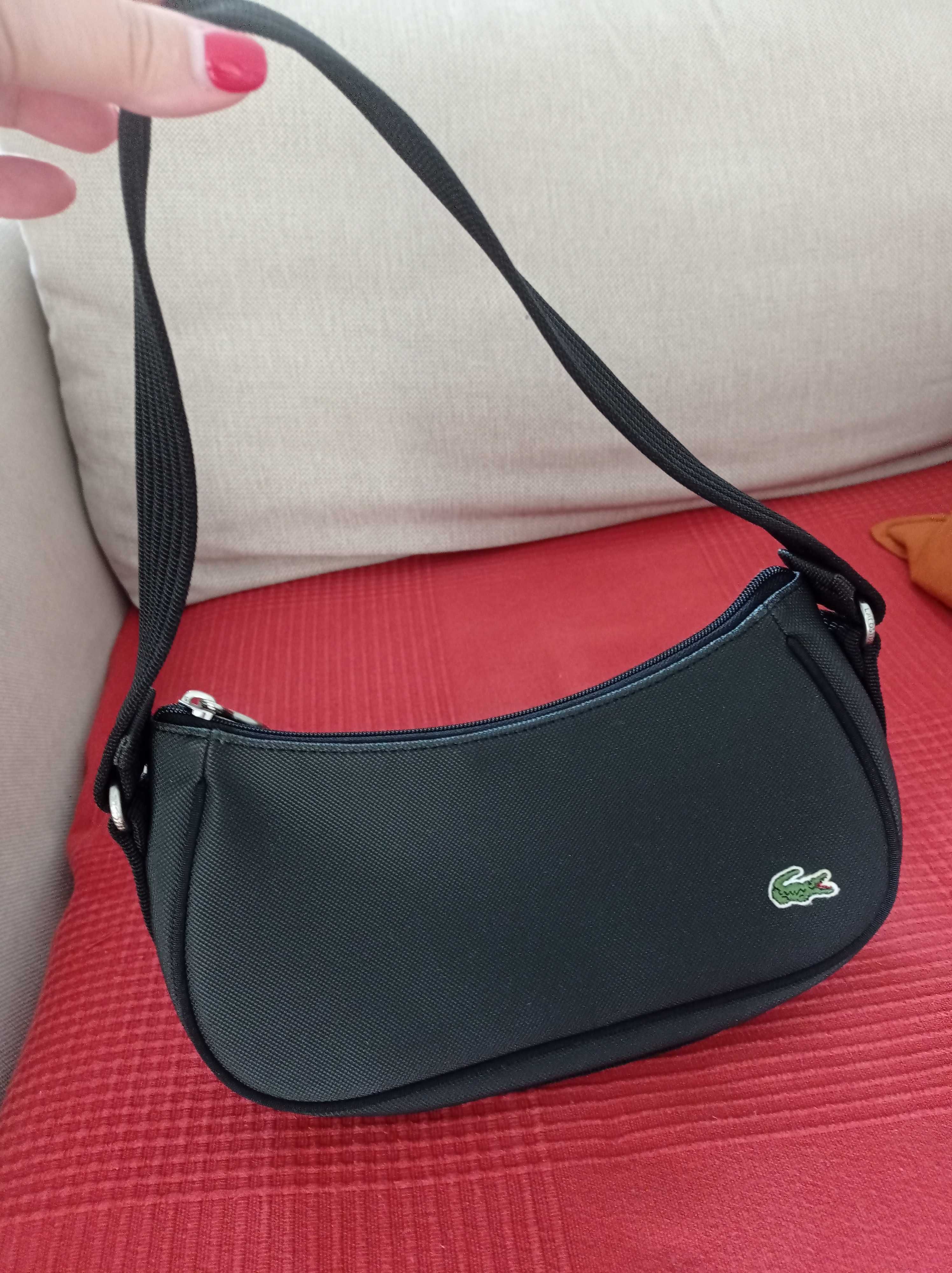 Mala Lacoste original preta (small)