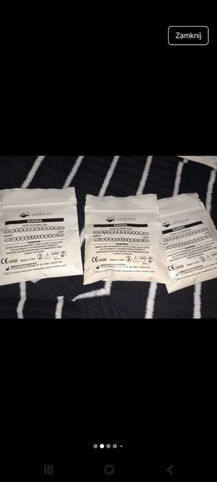 Wyciągi ortodontyczne fretka american orthodontics 400sztuk