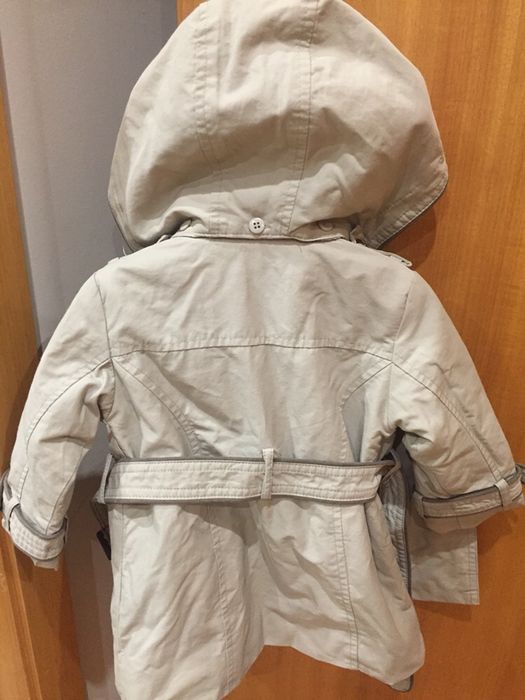 Casaco (trench-coat) Menina Zara 9/12meses