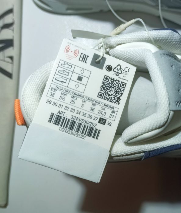 Хайтопи hi-top Zara високі кросівки 38 ( next puma nike )