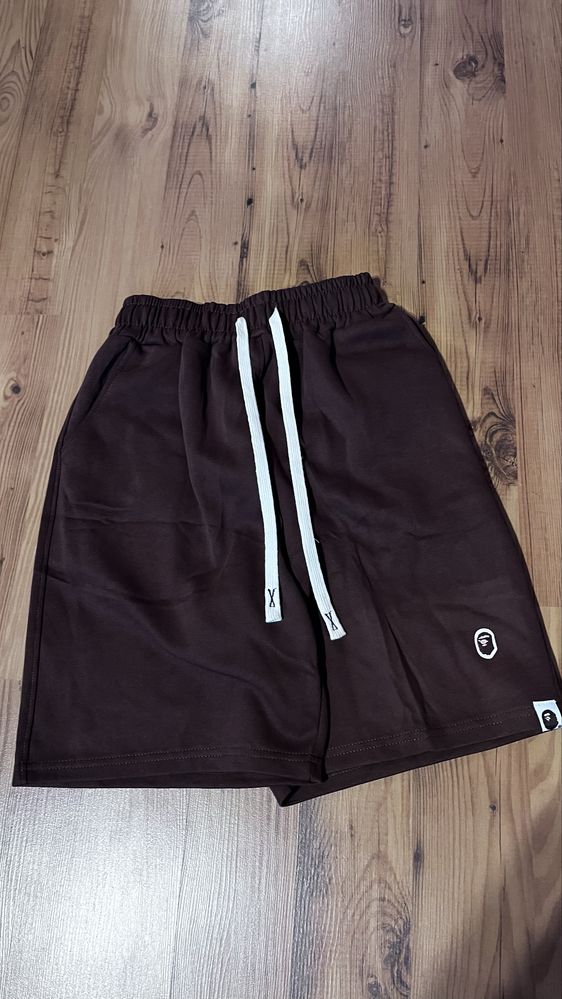 Шорты bape sweat drip, комплект футболка бейп + шорти бейп