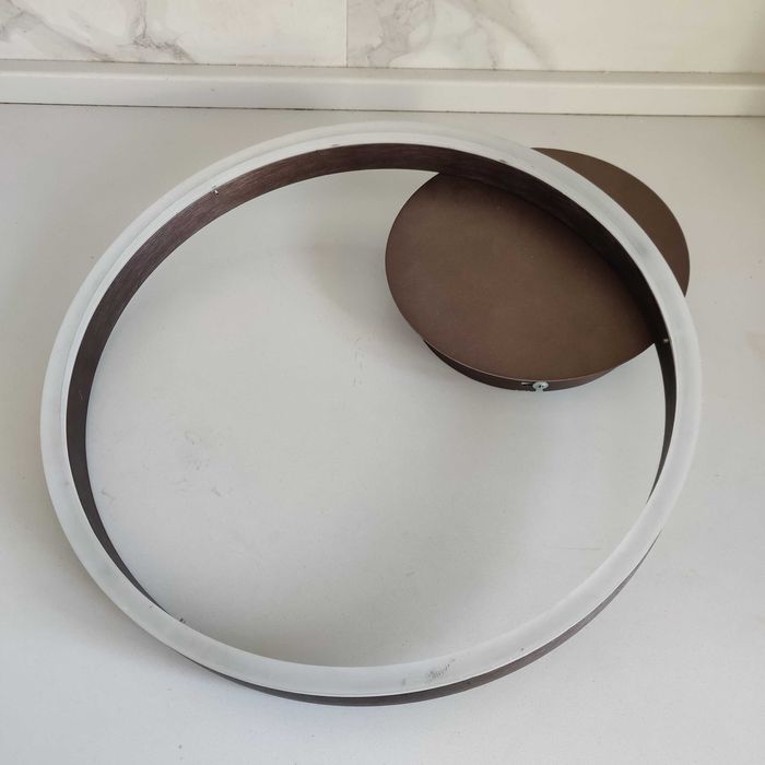 Люстра дизайнерская 23Вт светодиодная Brille BL-935 круглая коричневая