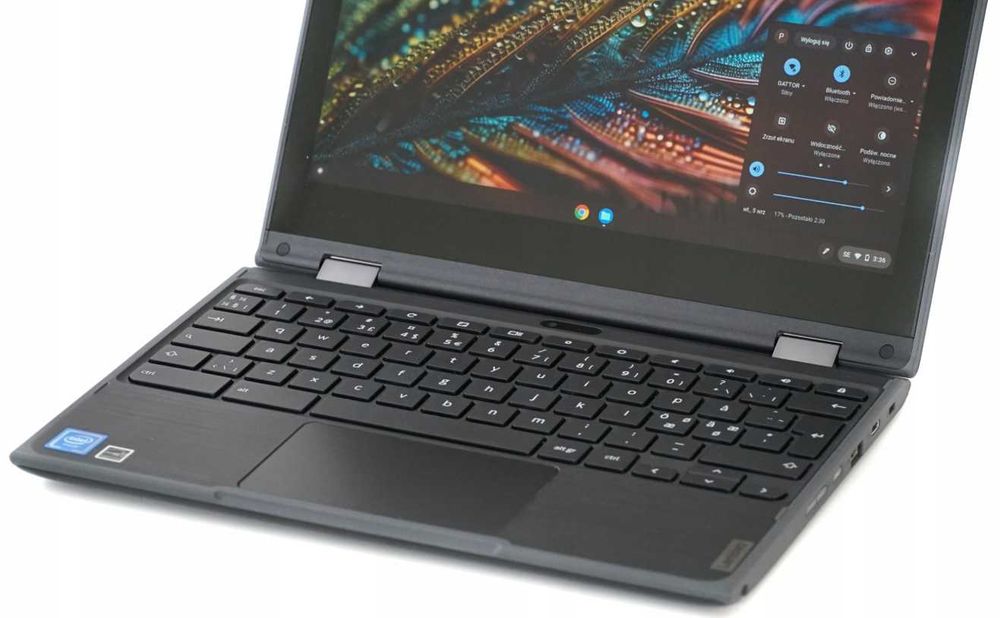 Tablet Chromebook LAPTOP LENOVO 500e N4120 Dotykowy 360° Rysik 2w1 IPS