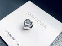 Charms do bransoletki typu pandora serce nowy srebro s925