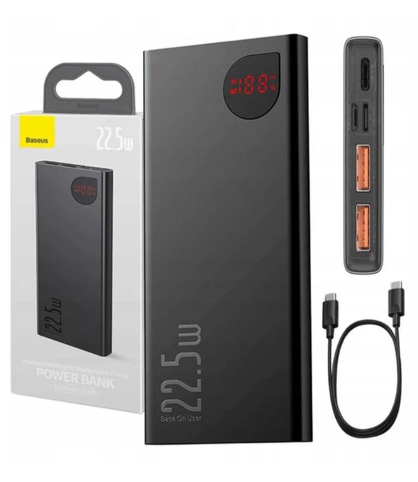 Павербанк Powerbank Baseus Adaman Metal 10000mAh 22.5W QC3.0+PD3.0
