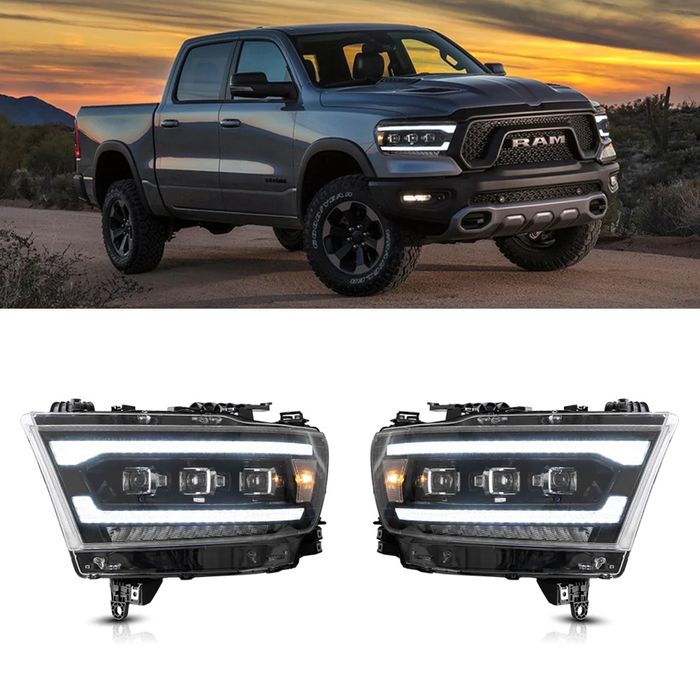 Reflektory LED VLAND Matrix do Dodge RAM 1500  2019–2021 europa