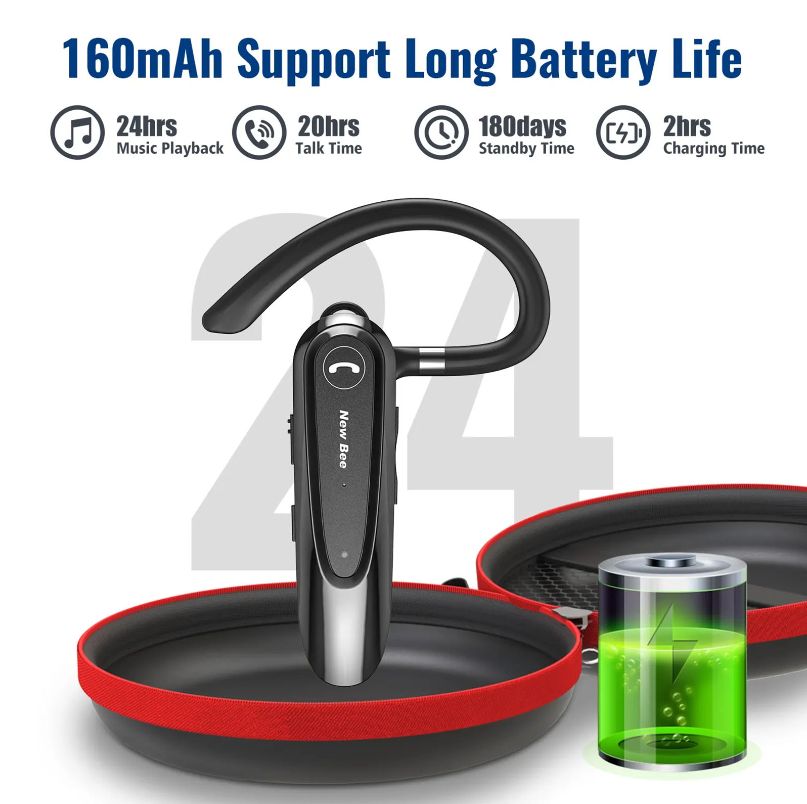 bezprzewodowa słuchawka new bee lc-b45 bluetooth 5.0 vv