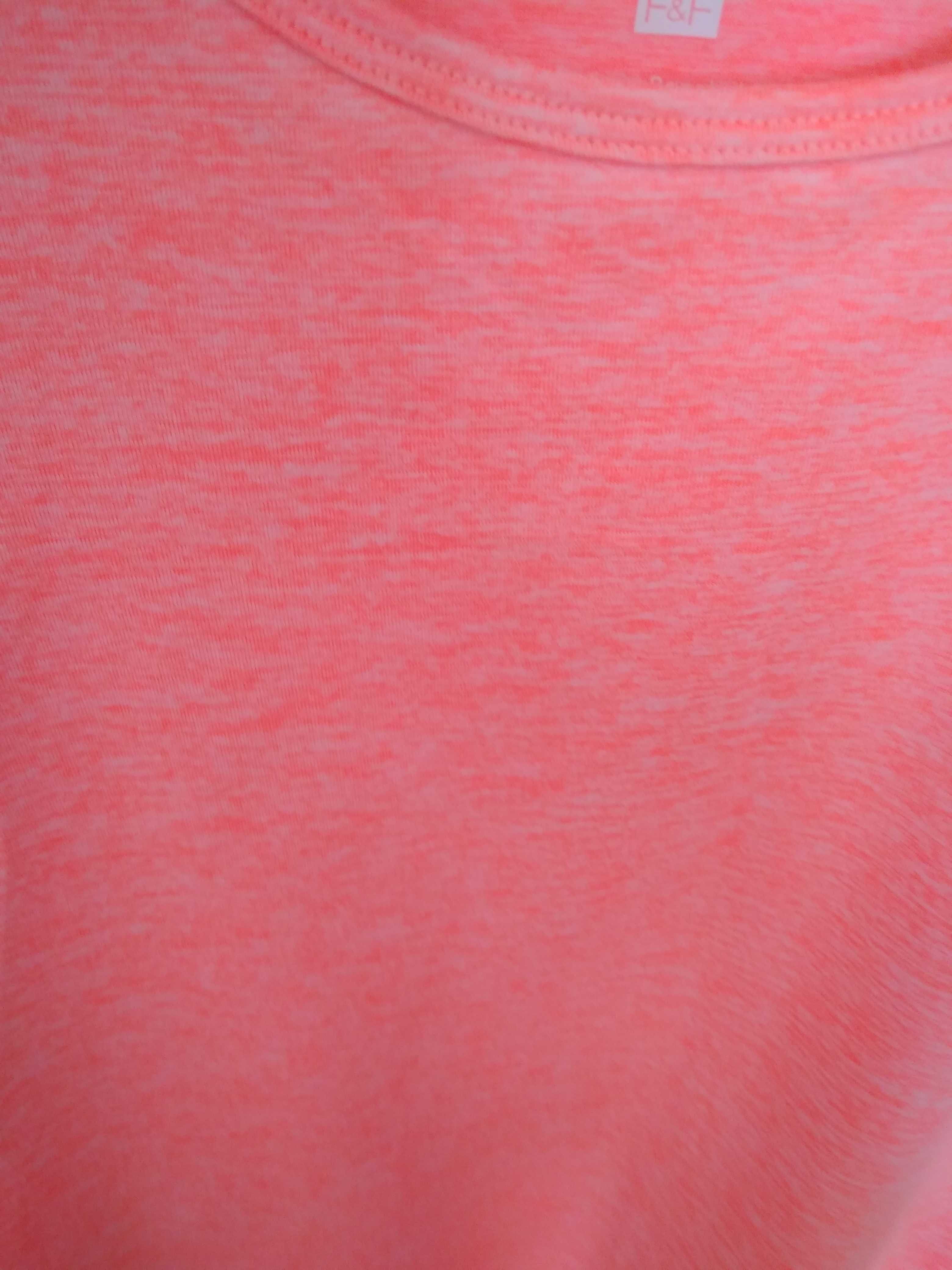 Bluzka top pomarańczowy L do ćwiczeń F&F