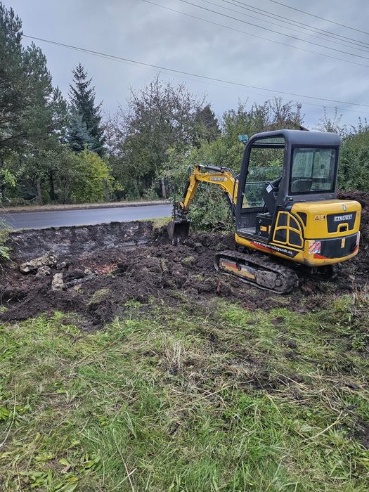 Uslugi Minikoparka , wywrotka 3,5t koparko-ladowarka
