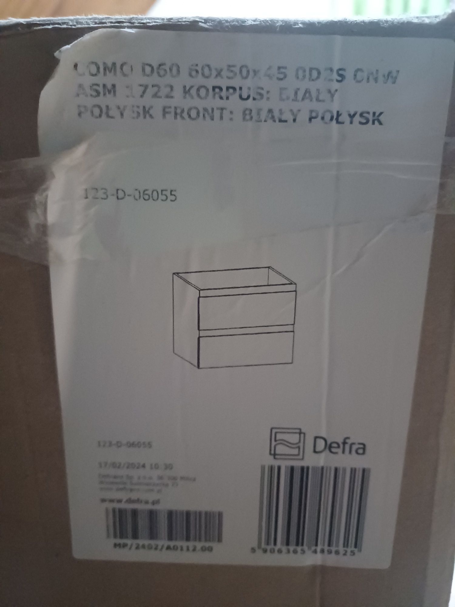 Szafka łazienkowa defra