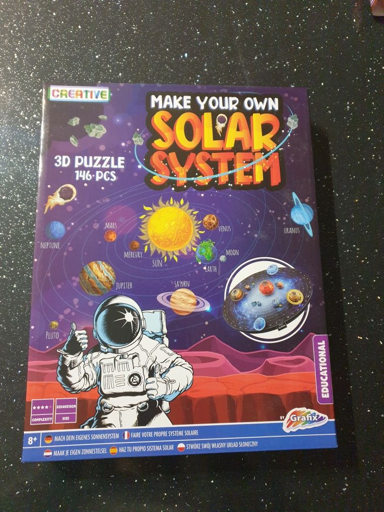 Puzzle 3D układ słoneczny