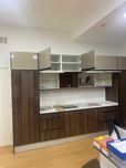 Cozinha nova - 3,60x0,60x2,40 em tons de castanho