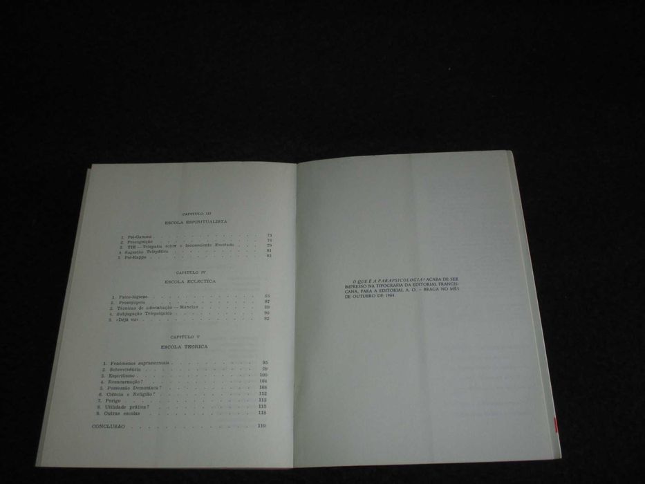 Livro O que é a Parapsicologia? Oscar González Quevedo