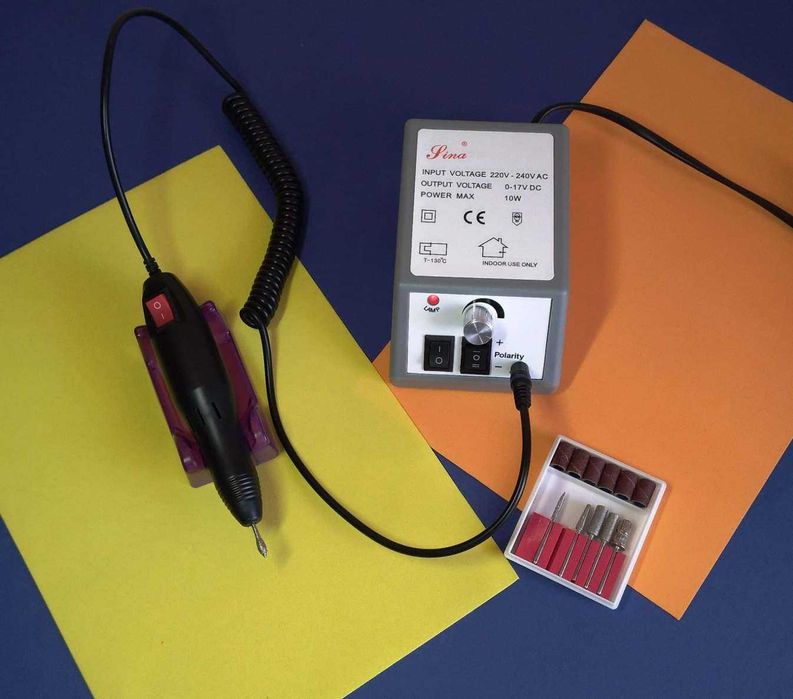 Машинка фрезер манікюр та педикюр Lina 2000 з фрезами