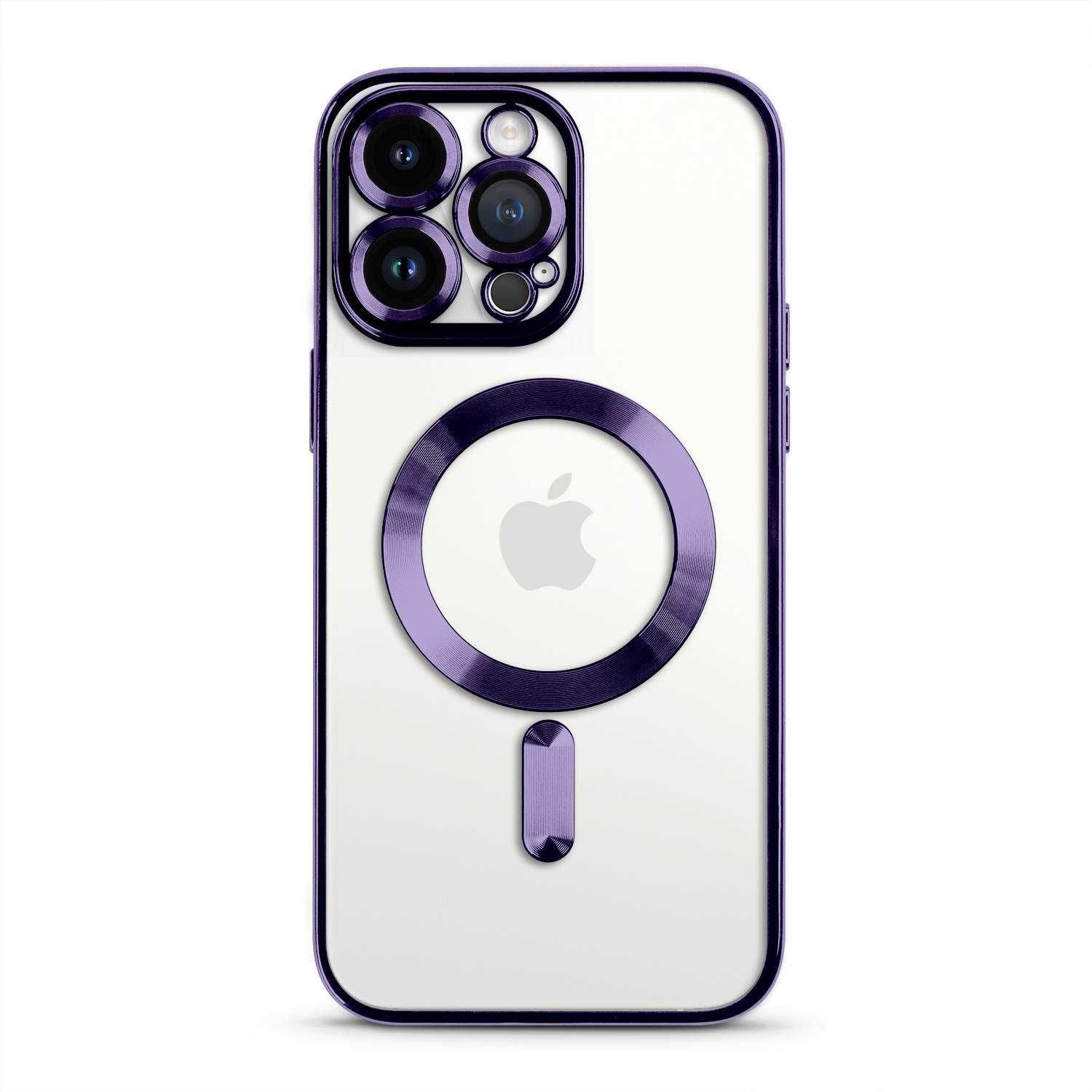 Etui Case do Iphone 13/14/15Plus Pro Max Magsafe Magnetyczne C Purpura