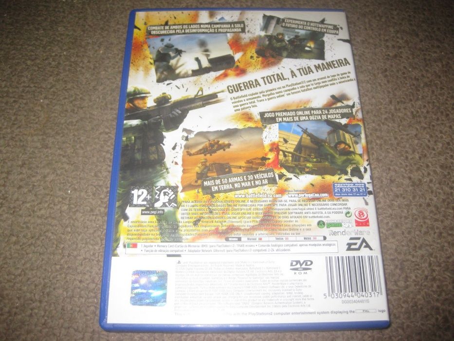Jogo "Battlefield 2- Modern Combat" PS2/Completo!