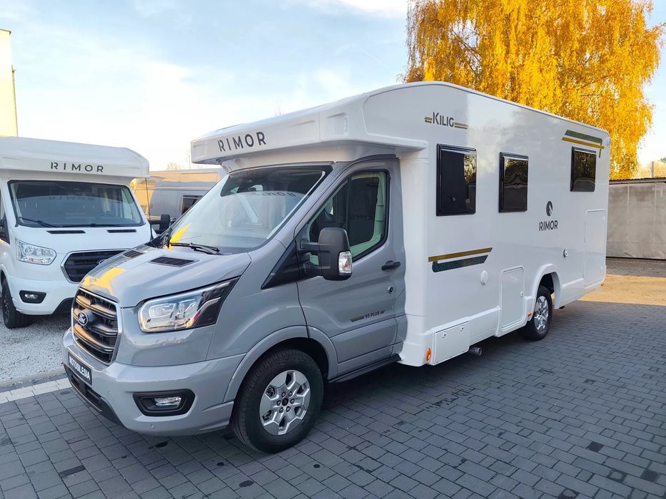 Rimor KILIG 95 Plus NOWY Automat Xenon Alu Doposażony 5 Osobowy Zimowy Kamera FV23% Dealer  Promocja, Dealer, Szary, Doposażony, Na miejscu
