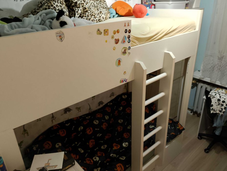 Łóżko piętrowe wzmocnione