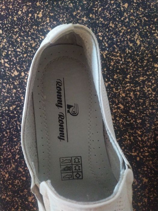 Мужские туфли летние с перфорацией