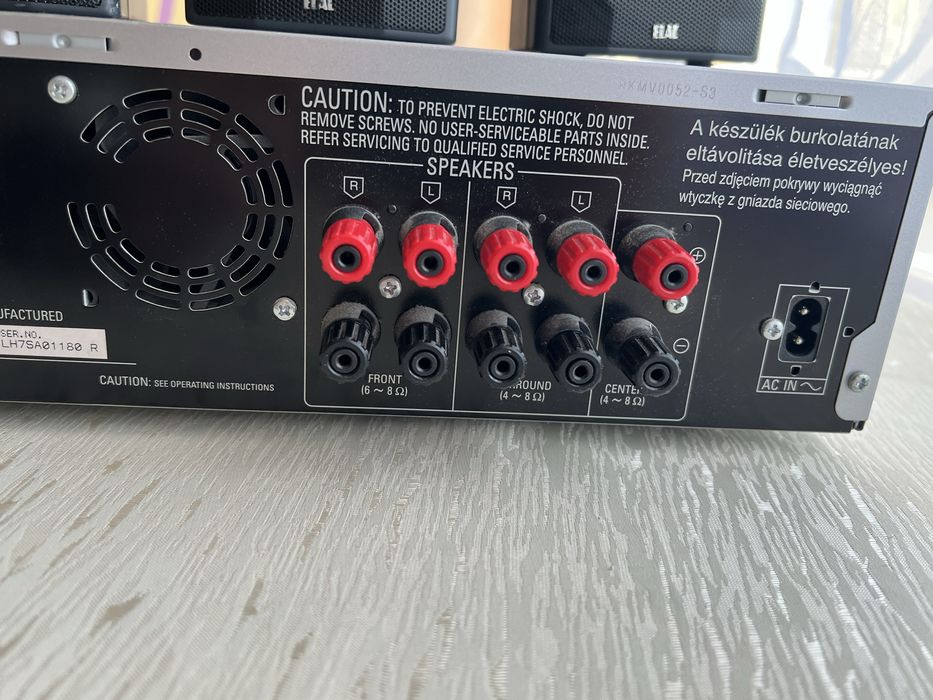 Panasonic SA-HR45 + głośniki ELAC Cinema 05 ESP