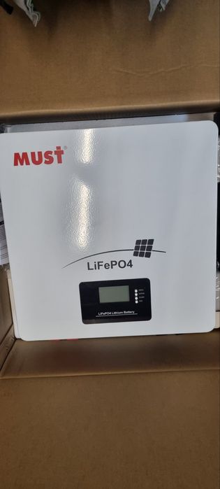 Аккумуляторная залізо-фосфатна батарея Must LiFePO4 25.6V 100Ah