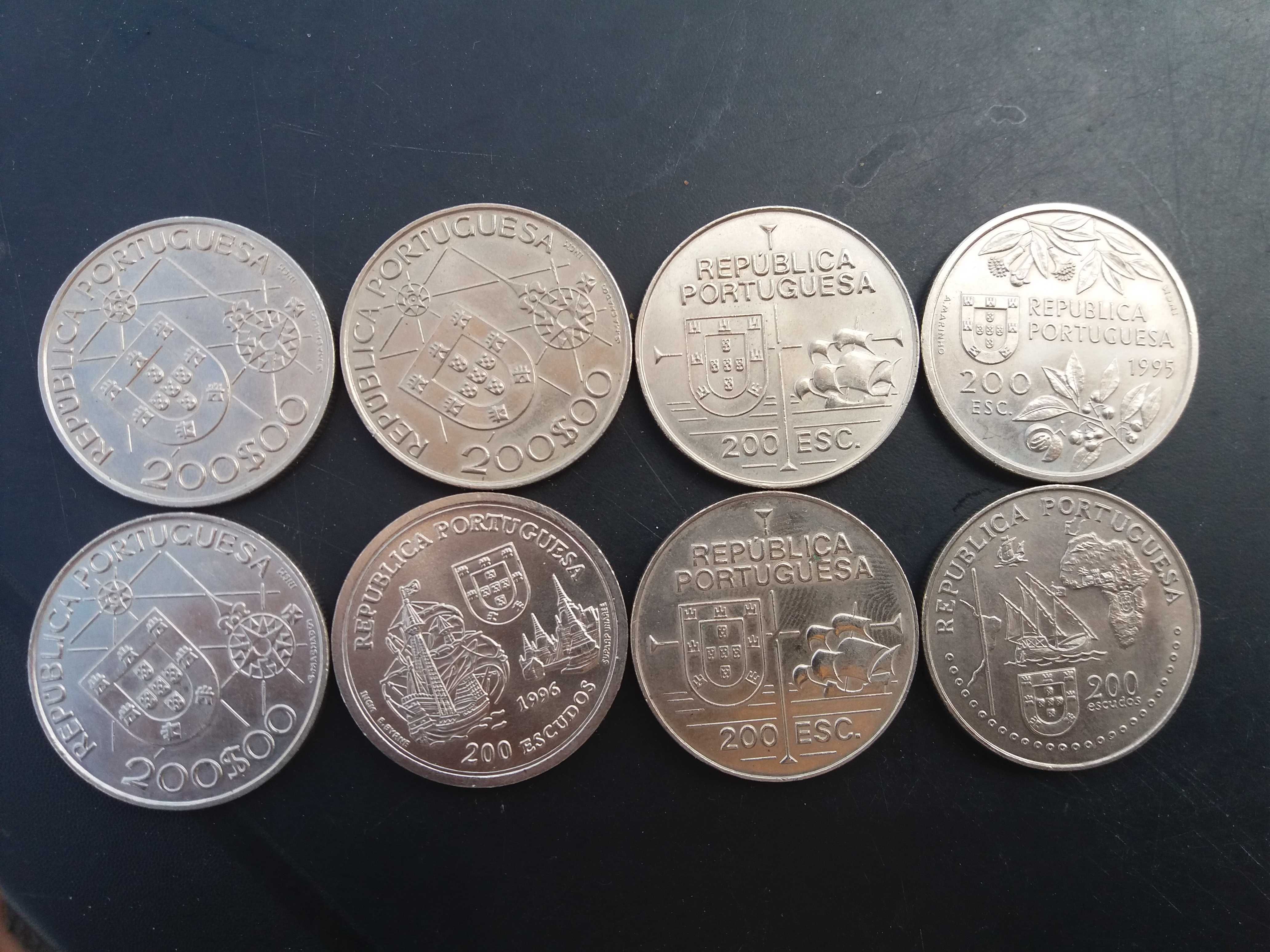 Moedas de 200 escudos  antigas