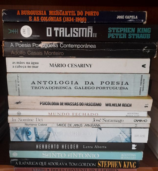 Lote de livros para venda