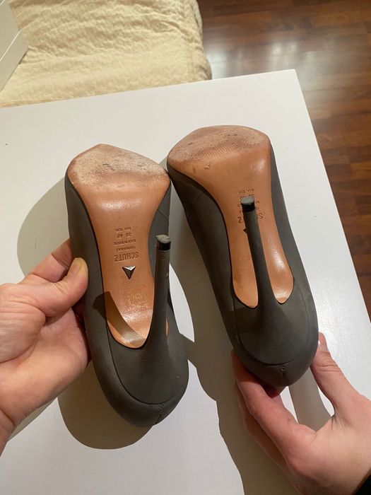 Туфли замшевые (бренд(shutz)