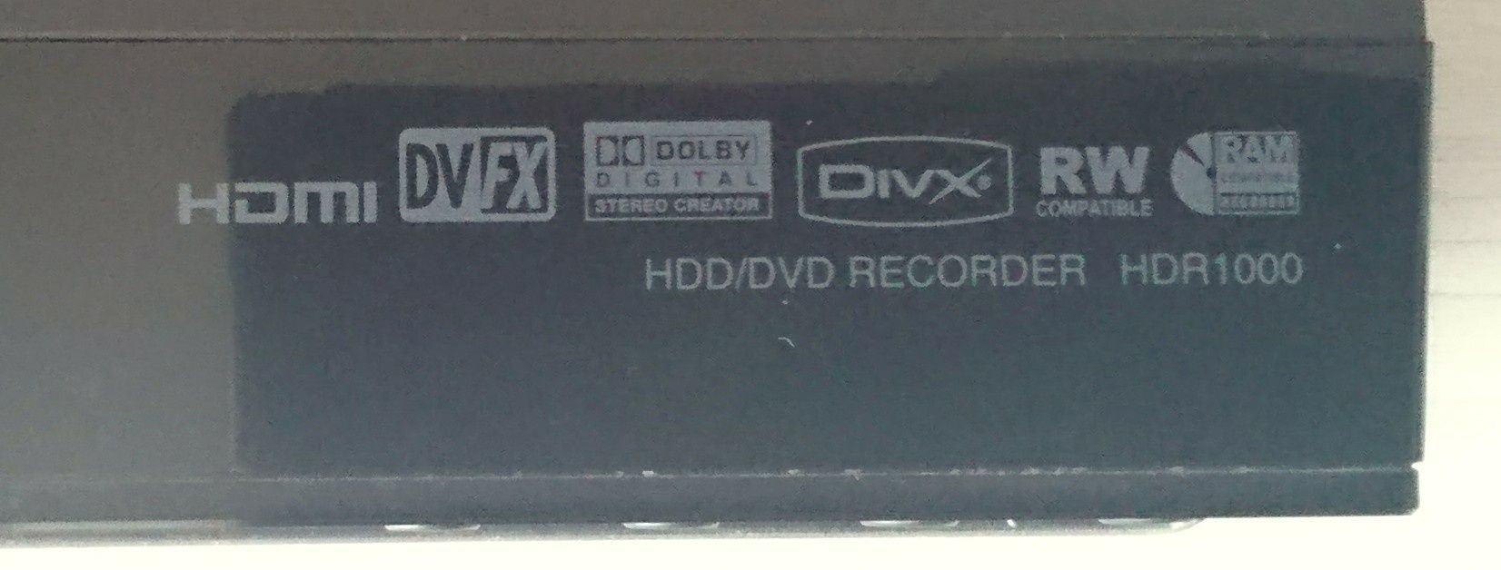 LG HDD/DVD Recorder HDR 1000